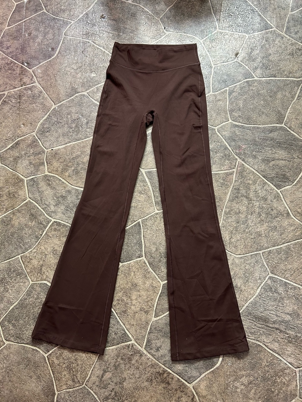 Brown Flared Leggings